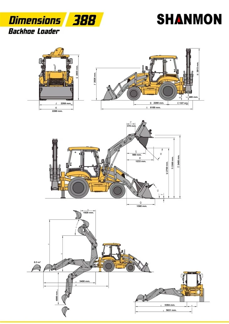 388 backhoe loader Thailand